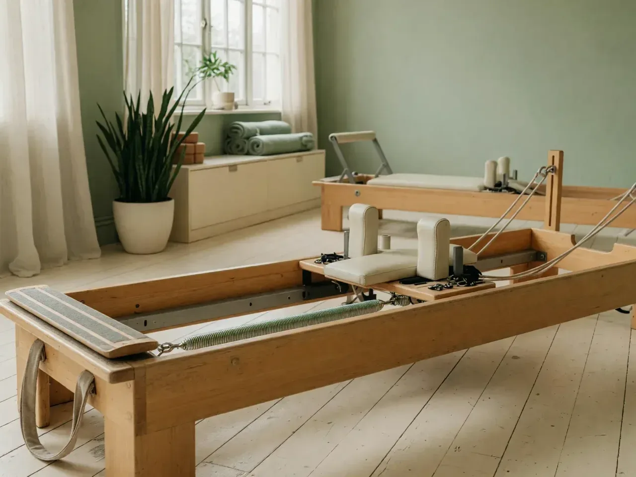 Imagen de ambiente de un estudio de pilates